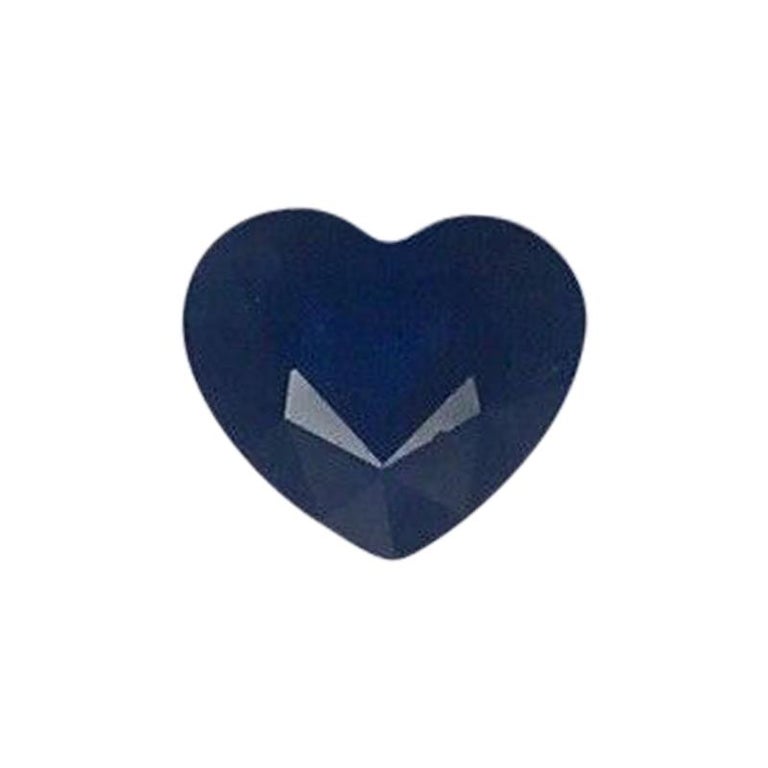 Natural Diffusion Blue Sapphire Heart Cubic Zirconia Cz Natural And Synthetic Gemstones On 0712